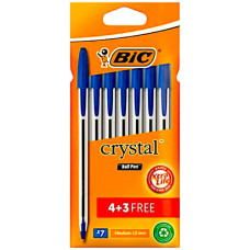 BTS PEN BIC CRYST 7s BLUE XLIFE 5183531