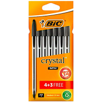 BTS PEN BIC CRYST 7s BLACK XLIFE 5183521 BTS PEN BIC CRYST 7s BLACK XLIFE 5183521