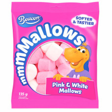 BEACON M/MALLOWS PINK & WHITE 135g