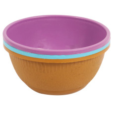 PL BOWL RND 15CM W/LID W/DESIGNS ASST