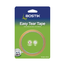 BTS TAPE 1s EASY TEAR TAPE CLEAR BOSTIK