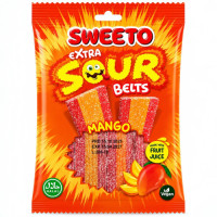 SWT SOUR BELTS MANGO 75g SWEETO SWT SOUR BELTS MANGO 75g SWEETO