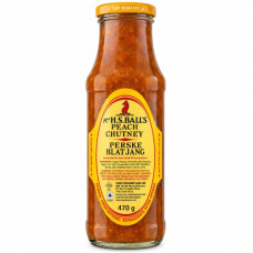 SAUCE MRS H.S BALLS 470g PEACH CHUTNEY