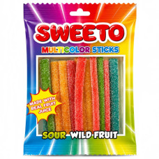 SWT RAINBOW STICKS SOUR WILD FRUIT 80g