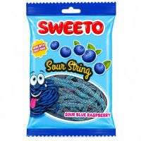 SWT SOUR STRING BLUE RASPBERRY 80g SWEE