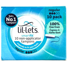 LIL-LETS TAMPONS 10s REGULAR NON-APPLICA