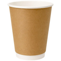 COFFEE CUP 25s DBL WALL KRAFT 250ml COFFEE CUP 25s DBL WALL KRAFT 250ml