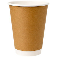 COFFEE CUP 25s DBL WALL KRAFT 350ml COFFEE CUP 25s DBL WALL KRAFT 350ml