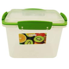 PL CONT CLIP/LOCK    400ML RECT