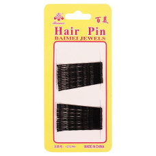 HAIR CLIPS BLK 30PC