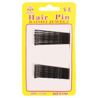 HAIR CLIPS BLK 20PC