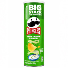 CHIPS PRINGLES 165G SOUR CREAM & ONION