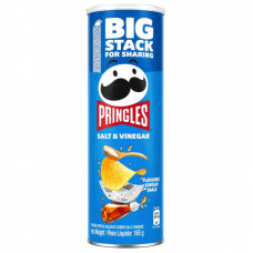 CHIPS PRINGLES 165G SALT & VINEGAR
