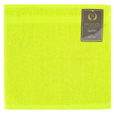 TOWEL EGY FACE CLOTH LIME 30X30CM BRISTO