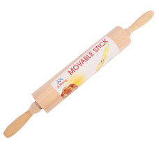 ROLLING PIN WOODEN 43CM LRG