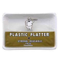 PL PLATTER 4s WHITE 300MMX215MM RECT