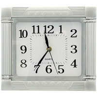 CLK WALL SQ 21cm BRICK DESIGN