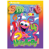 BK COLOURING  96PG NUMBERS SMART