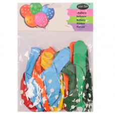 BALLOON  12s W/POLKA DOTS