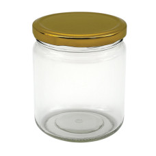 GLW JAR 11cm GOLD LID-400ml