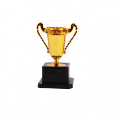 TROPHY PL CUP 11CM GOLD W/DSGN***