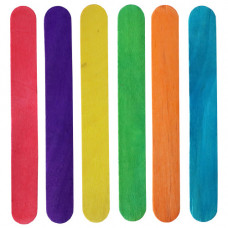 ICE CREAM STICK 18MM ASST COLS 50s******