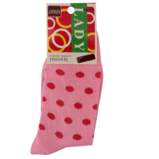 SOCKS LDS 1PR LONG W/PRINTS