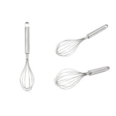 KITCHEN WHISK METAL 17CM W/HOOK
