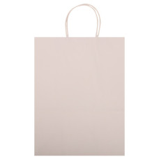 GIFT BAG PLAIN WHT LRG