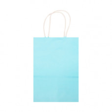 GIFT BAG PLAIN BLUE SML