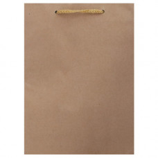GIFT BAG 15.5X21 BROWN