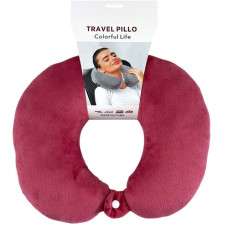TRAVEL CUSHION ASST COLOURS