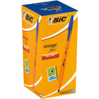 BTS PEN BIC ORANGE 60s BLUE FINE 0.8MM