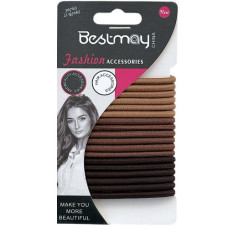 HAIR BANDS 18PC DARK COLORS