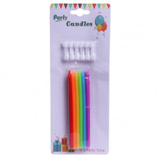 CANDLE BIRTHDAY LONG 12s MULTICOLOR