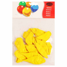 BALLOON  10s YELLOW PLAIN