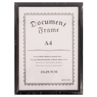 FRAME CERTIFICATE A4 BLACK EDGE