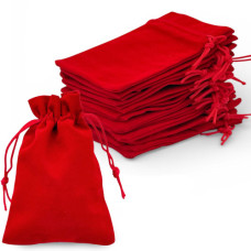 GIFT BAG SUEDE 25s ASSORTED COLOURS