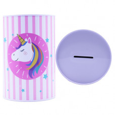 MONEY TIN 15CM W/FLAMINGOS