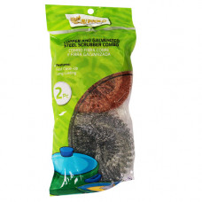 SCOURER 2s GOLD+SILVER MESH SCOURER