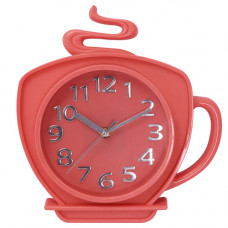 CLK WALL 22X27CM TEA CUP DESIGN