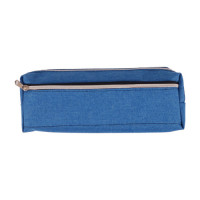 BTS PENCIL CASE 1s 21CM 2DIV PLAIN W/ZIP