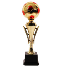 TROPHY PL CUP 30CM GOLD W/SOCCER BALL
