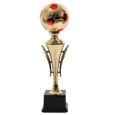 TROPHY PL CUP 35CM GOLD W/SOCCER BALL