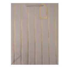 GIFT BAG 41X30CM W/GLD LINE DESIGN ASST