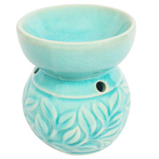 OIL BURNER 11CM PLAIN COLS W/LEAVE PRNTS