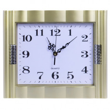 CLK WALL RECT 32X27CM VINTAGE DESIGN