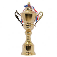 TROPHY METAL CUP 45CM GOLD