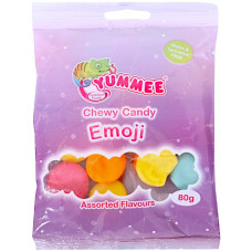 SWT CHEWY CANDY EMOJI 80G YUMMEE