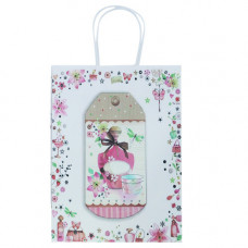 GIFT BAG 18.5X25.5CM HAPPY DAYS W/BICYLE